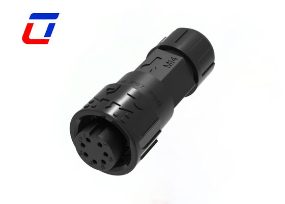 M16 Αδιάβροχος 7-Pin Connector Χαμηλής Τάσης Αυτοκινήτου Ορειχάλκινος Επιχρυσωμένος Σύνδεσμος