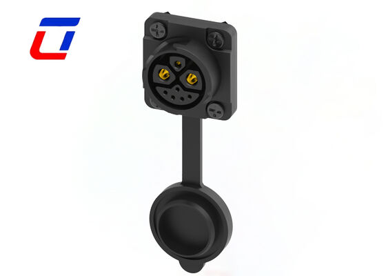 Στρογγυλοί συνδετήρες καλωδίων M23 Πλαστικό 2+1+5 Pin Αδιάβροχος σύνδεσμος Καλώδιο σε πλακέτα