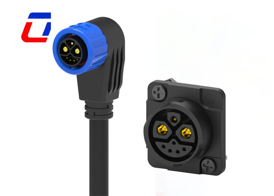 Στρογγυλοί συνδετήρες καλωδίων M23 Πλαστικό 2+1+5 Pin Αδιάβροχος σύνδεσμος Καλώδιο σε πλακέτα