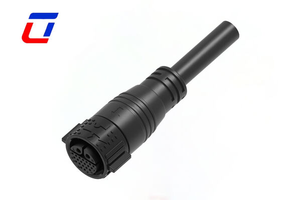 Σύνδεσμος σήματος ισχύος M25 2+20 Pin IP67 20A+5A Τύποι συνδέσμων καλωδίου σε πλακέτα