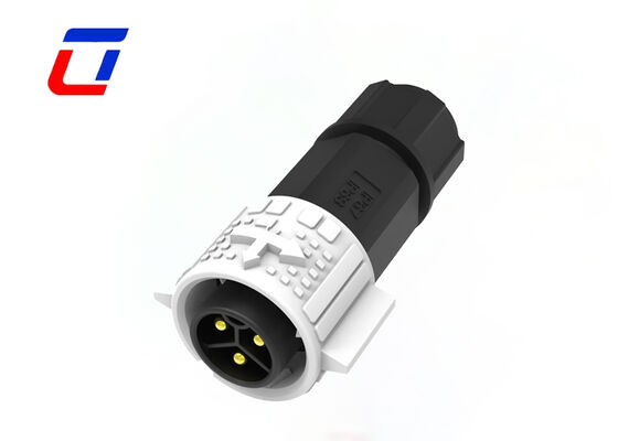 Ηλεκτρικός σύνδεσμος 3 πιν αδιάβροχων διαφράγματος M19 Συνδέσμος τοποθέτησης πάνελ