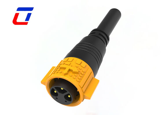 M19 3+2 Pin Inline Waterproof Connector Push Lock Power Signal Connector Factory