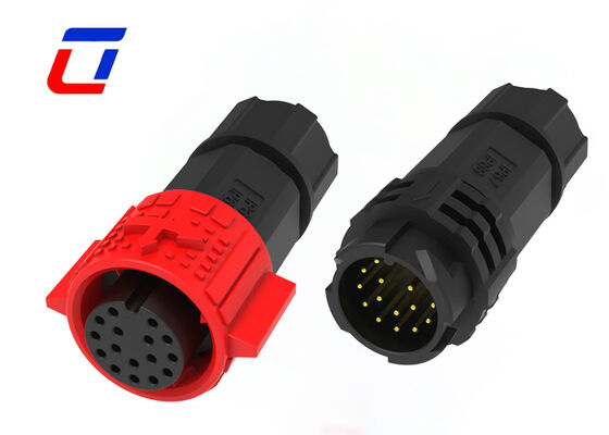 300V M19 Waterproof Connector 16 Pin Quick Lock Outdoor Data Connectors