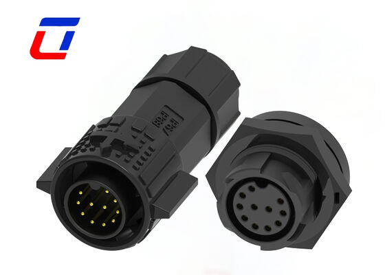 11 Pin M19 Circular Connector Panel Mount IP67 Connectors Waterproof Automotive