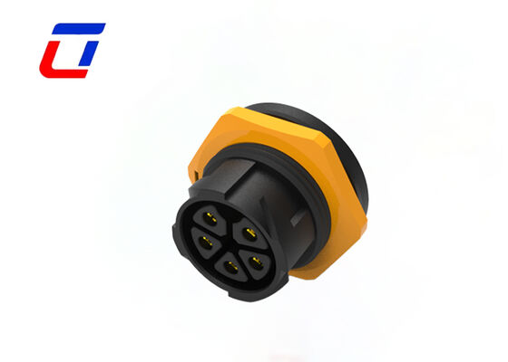 M25 5 Pin Panel Mount Connector Quick Nylon Electrical Plug Socket για το ηλιακό σύστημα