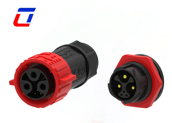 M25 3+3 Pin Led Connector Quick Lock Wire Splice Connector Αδιάβροχο IP67