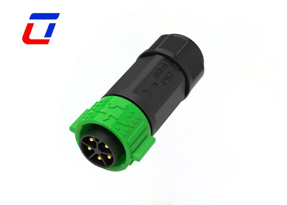 M25 5 Pin IP67 κυκλικές συνδέσεις 50A πλαστικές ανδρικές θηλυκές συνδέσεις πρίζας