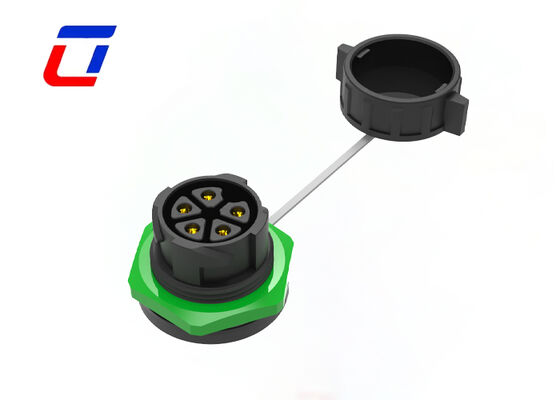 M25 5 Pin IP67 κυκλικές συνδέσεις 50A πλαστικές ανδρικές θηλυκές συνδέσεις πρίζας