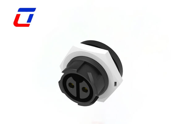 Σύνδεσμος PA66 M19 20A 2 ακίδων IP67 ODM Αδιάβροχοι Σύνδεσμοι Συστημάτων Εκτύπωσης Inkjet