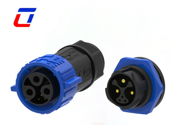 Quick Lock M25 3+3 Pin Αδιάβροχο βύσμα αυτοκινήτου ODM Τύποι στρογγυλών βυσμάτων