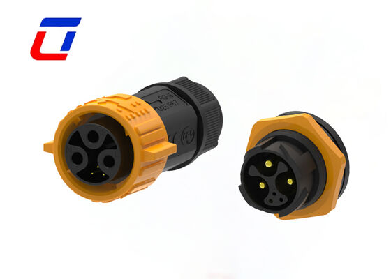 Quick Lock M25 3+3 Pin Αδιάβροχο βύσμα αυτοκινήτου ODM Τύποι στρογγυλών βυσμάτων