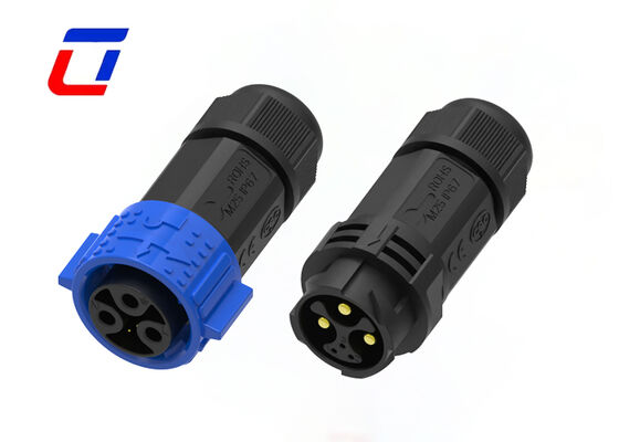 Quick Lock M25 3+3 Pin Αδιάβροχο βύσμα αυτοκινήτου ODM Τύποι στρογγυλών βυσμάτων