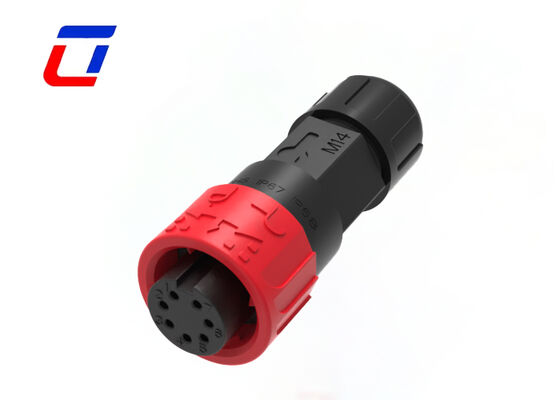 IP67 M16 7 Pin 300V Υποδοχές LED χαμηλής τάσης Κυκλικές αρσενικές θηλυκές υποδοχές