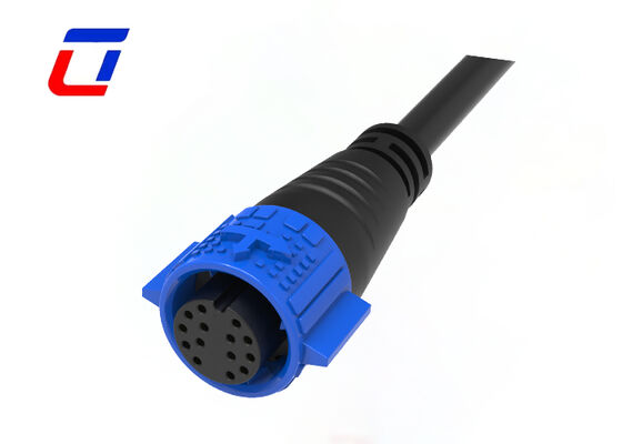 M19 300V Τυλιγμένο LED Quick Connector 14 Pin Waterproof εξωτερικό καλώδιο σύνδεσης