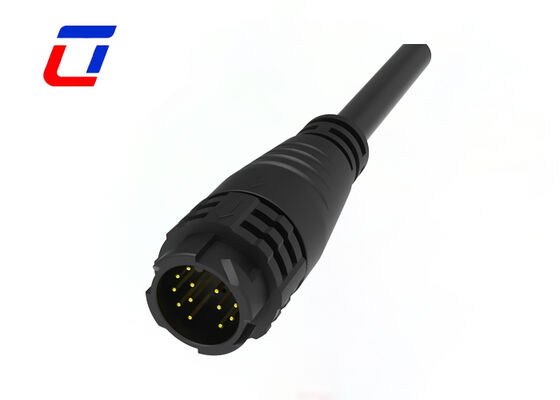 M19 300V Τυλιγμένο LED Quick Connector 14 Pin Waterproof εξωτερικό καλώδιο σύνδεσης