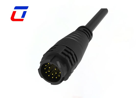 M19 16 Pin Σημάδι αρσενικό θηλυκό συνδετήρα Χρυσό επιχρισμένο IP67 συνδετήρες Αδιάβροχο