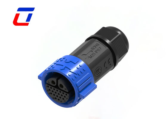 PA66 2+20 Pin M25 Συνδετήρας Δυναμικού Σημείου Εξωτερικού Αδιάβροχο LED Συνδετήρα