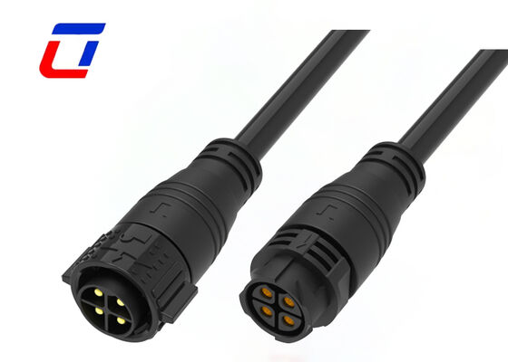 M25 4 Pin 50A Βιομηχανικός αδιάβροχος σύνδεσμος ισχύος IP67 Σχηματισμένος σύνδεσμος καλωδίου