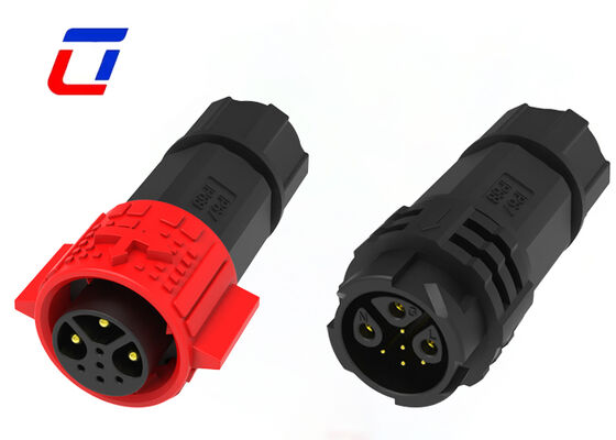 Τύποι συνδετήρων πολλαπλών ακίδων M19 3+5 ODM IP67 Αδιάβροχη υποδοχή σήματος τροφοδοσίας