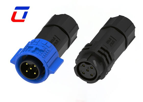 M19 5 Pin 20A Power DC Waterproof Connector Push Locking Male Female Connector