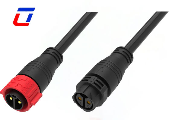 PA66 M25 IP67 Δύο καρφίτσες αδιάβροχος σύνδεσμος 600V σύνδεσμος καλωδίου με γρήγορη απελευθέρωση