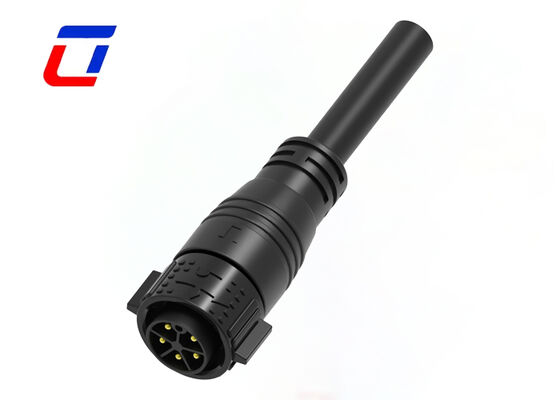 M25 20A 5 πιν ηλεκτρικές ανδρικές θηλυκές συνδέσεις RoHS πλαστικό PA66 σύνδεσμος ρεύματος Push Lock