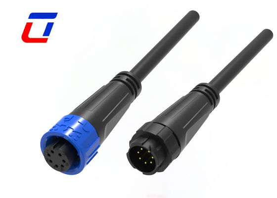 Χαμηλή τάση 300V M16 7 Pin Data Quick Connector IP67 Αδιάβροχο αρσενικό θηλυκό σύνδεσμο Κίνα
