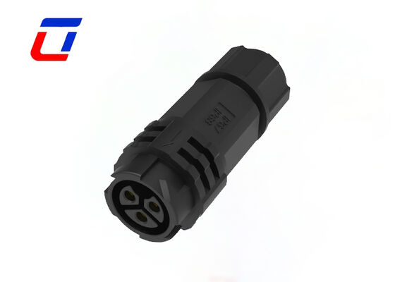 20A M19 3 ακίδων αρσενικό σε θηλυκό Πλαστικό PA66 IP67 κυκλικές υποδοχές ισχύος