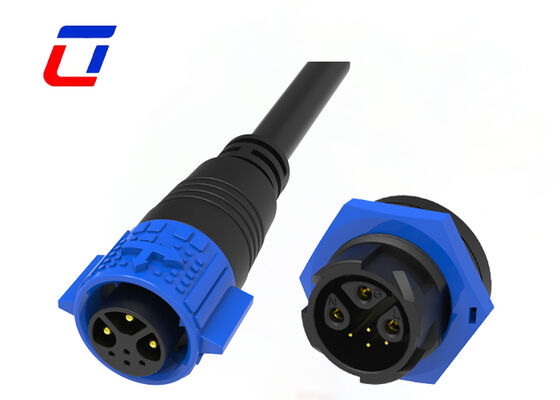 15A+5A M19 3+4 ακίδων IP67 Υποδοχές 300V Αδιάβροχο καλώδιο σύνδεσης σήματος τροφοδοσίας