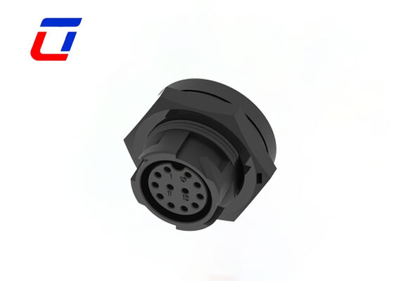 ODM 12 Pin 300V σύνδεσμοι καλωδίων γρήγορης αποσύνδεσης M19 Κουρδένιο Χρυσόχρωμα Σύνδεσμο Σημάτων