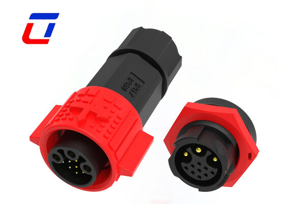 IP67 15A+5A M19 Πολυπινικό αδιάβροχο συνδετήρα 3+9 Pin Power Data Connector εξωτερικό