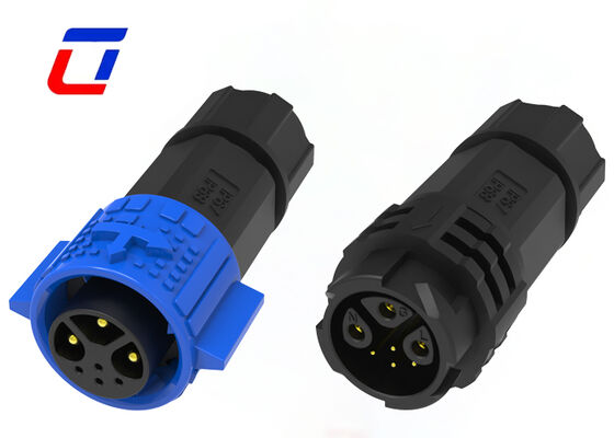 15A+5A Αδιάβροχοι Multi Pin Connectors 3+4 Pin M19 Push Lock Cable To Board Connector