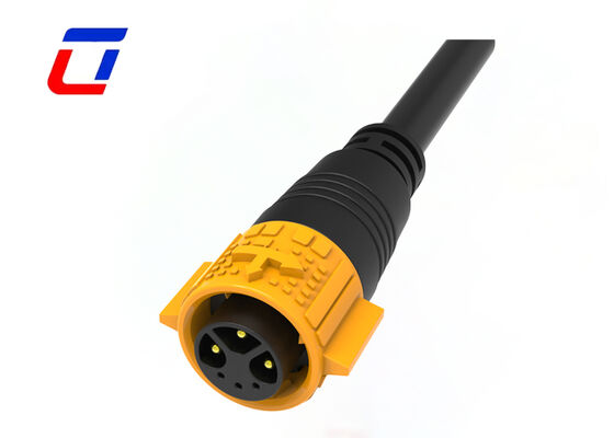 M19 3+3 Pin Plug Socket Connector 15+5A Push Lock Multi Pin Connectors Αδιάβροχο