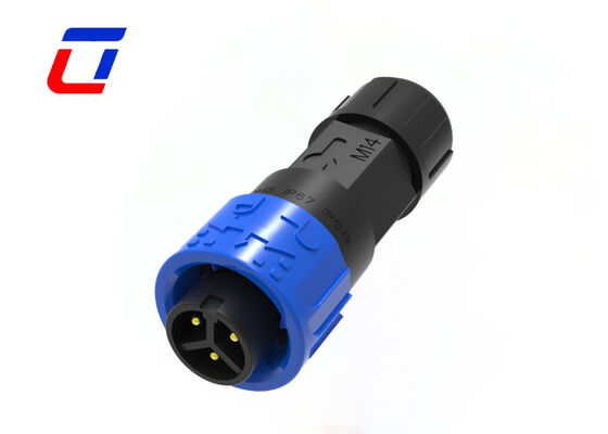 10A M16 3 Pin Power Connector Αδιάβροχο 300V Σύρμα προς σύρμα κυκλικές συνδέσεις