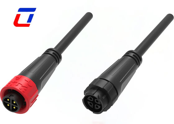M16 Push Lock Ηλεκτρικοί ανδρικοί θηλυκοί συνδετήρες εξωτερικός αδιάβροχος συνδετήρας 10A 4 πιν