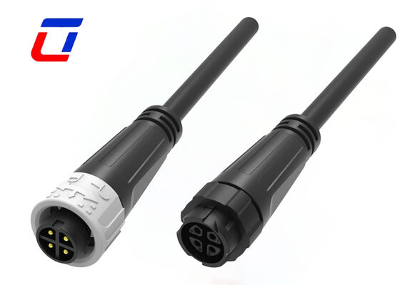 M16 Push Lock Ηλεκτρικοί ανδρικοί θηλυκοί συνδετήρες εξωτερικός αδιάβροχος συνδετήρας 10A 4 πιν
