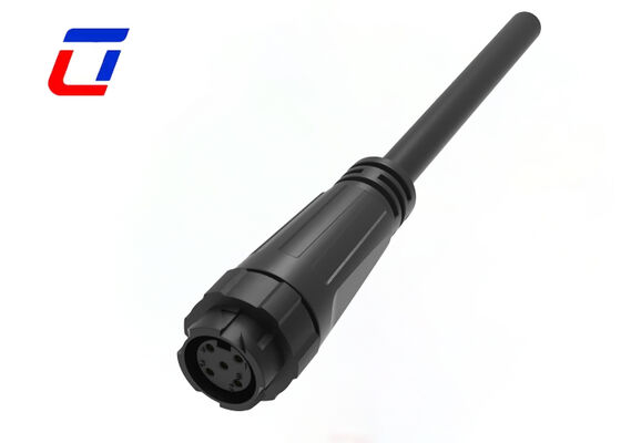 Αδιάβροχο εξωτερικό βύσμα καλωδίου 8A 125V Push Locking M16 5 ακίδων