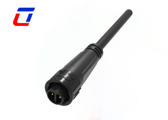 M16 IP67 2 Pin Αδιάβροχος σύνδεσμος 10A UL Obtain Quick Lock Power Connector