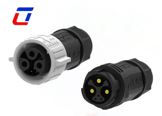 20A M25 LED Quick Connector 3 Power 3 Signal Multi Pin Male Female IP67 Connector