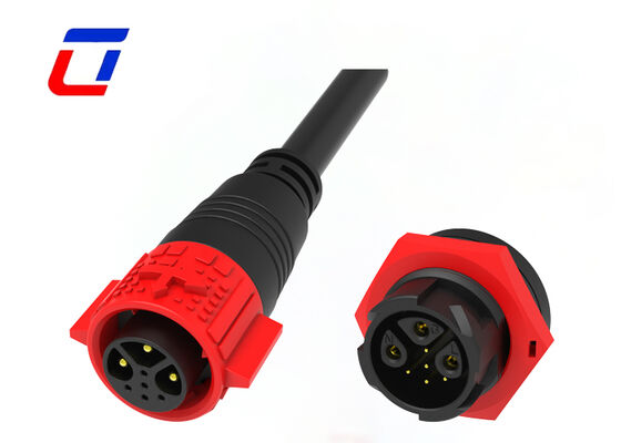 15+5A Waterproof Gold-Plated M19 Wire To Board Connector For Product Coding Machines