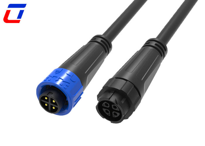 Βιομηχανικός συνδετήρας M16 4 πιν 300V ανδρός προς θηλυκός για σκληρά περιβάλλοντα