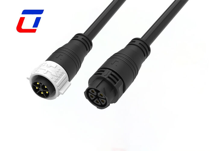 5 πιν βιομηχανική αδιάβροχη ισχύς 300V M25 καλώδιο σπρώξτε κλειδαριά αρσενικό προς θηλυκό σύνδεσμο