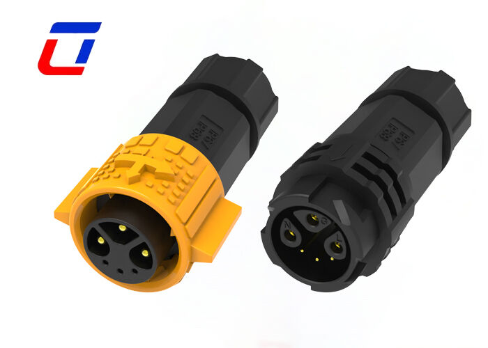 M19 3+3 Pin Cable To Cable Connector Quick Connect Power and Signal Connectors Ηλεκτρική ενέργεια και σήμα