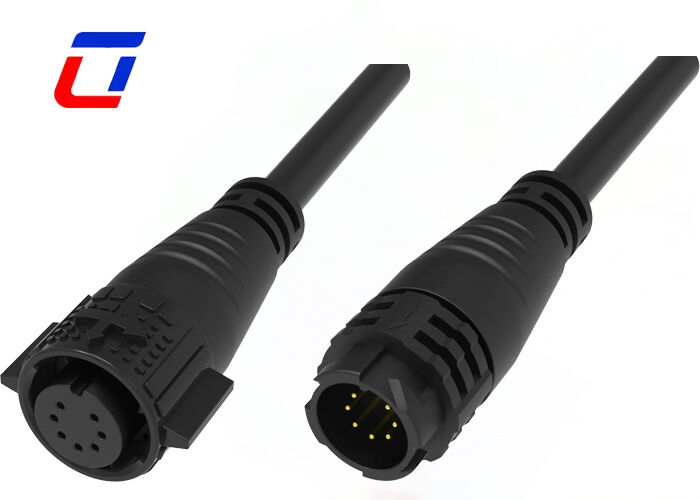 Συνδετήρες καλωδίου σε καλώδιο M19 Push Locking 7 Pin Data Low Voltage Connector
