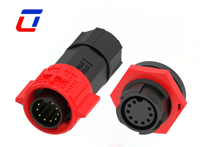 Επιχρυσωμένο IP67 Αδιάβροχο 9 Pin Connector M19 Wire to Board Τύποι συνδετήρων σύνδεσης