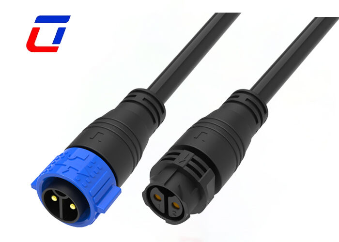 PA66 M25 IP67 Δύο καρφίτσες αδιάβροχος σύνδεσμος 600V σύνδεσμος καλωδίου με γρήγορη απελευθέρωση