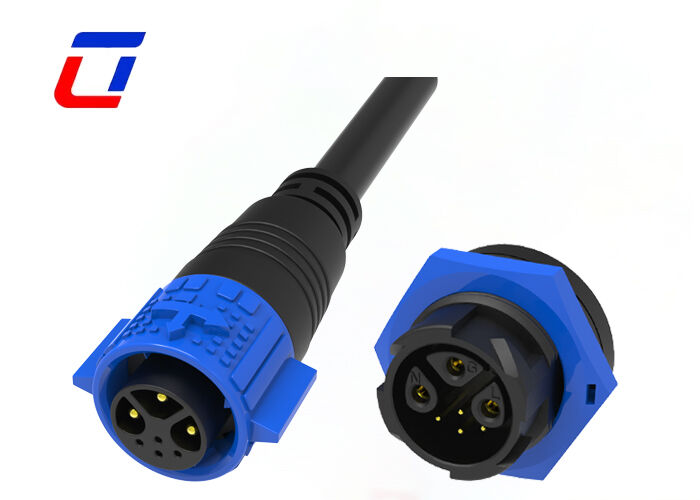 15A+5A M19 3+4 ακίδων IP67 Υποδοχές 300V Αδιάβροχο καλώδιο σύνδεσης σήματος τροφοδοσίας