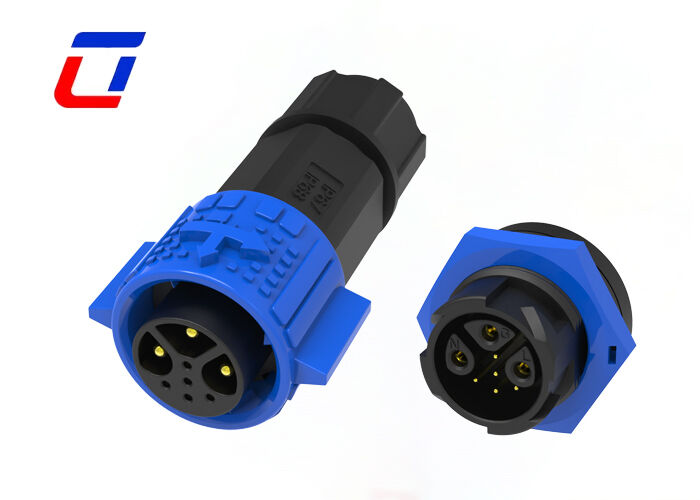 20A M19 3+5 Pin Brass Gold-Plated Circular Connector 300V Multi Pin Plug Socket (Πολυπινική πρίζα)