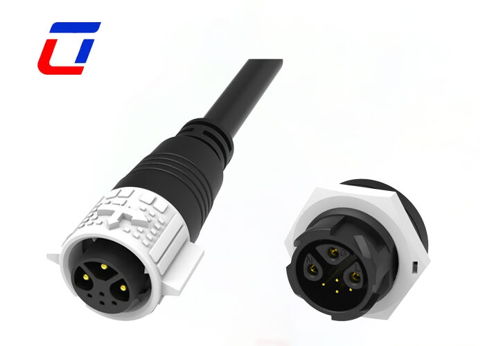 15A+5A Αδιάβροχοι Multi Pin Connectors 3+4 Pin M19 Push Lock Cable To Board Connector