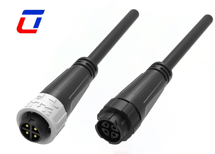 M16 Push Lock Ηλεκτρικοί ανδρικοί θηλυκοί συνδετήρες εξωτερικός αδιάβροχος συνδετήρας 10A 4 πιν